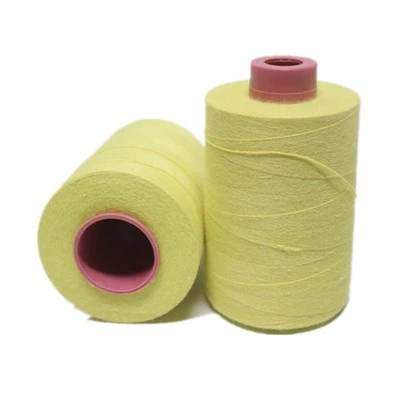 Benang Jahit Filamen Kuning Aramid Kekuatan Tinggi